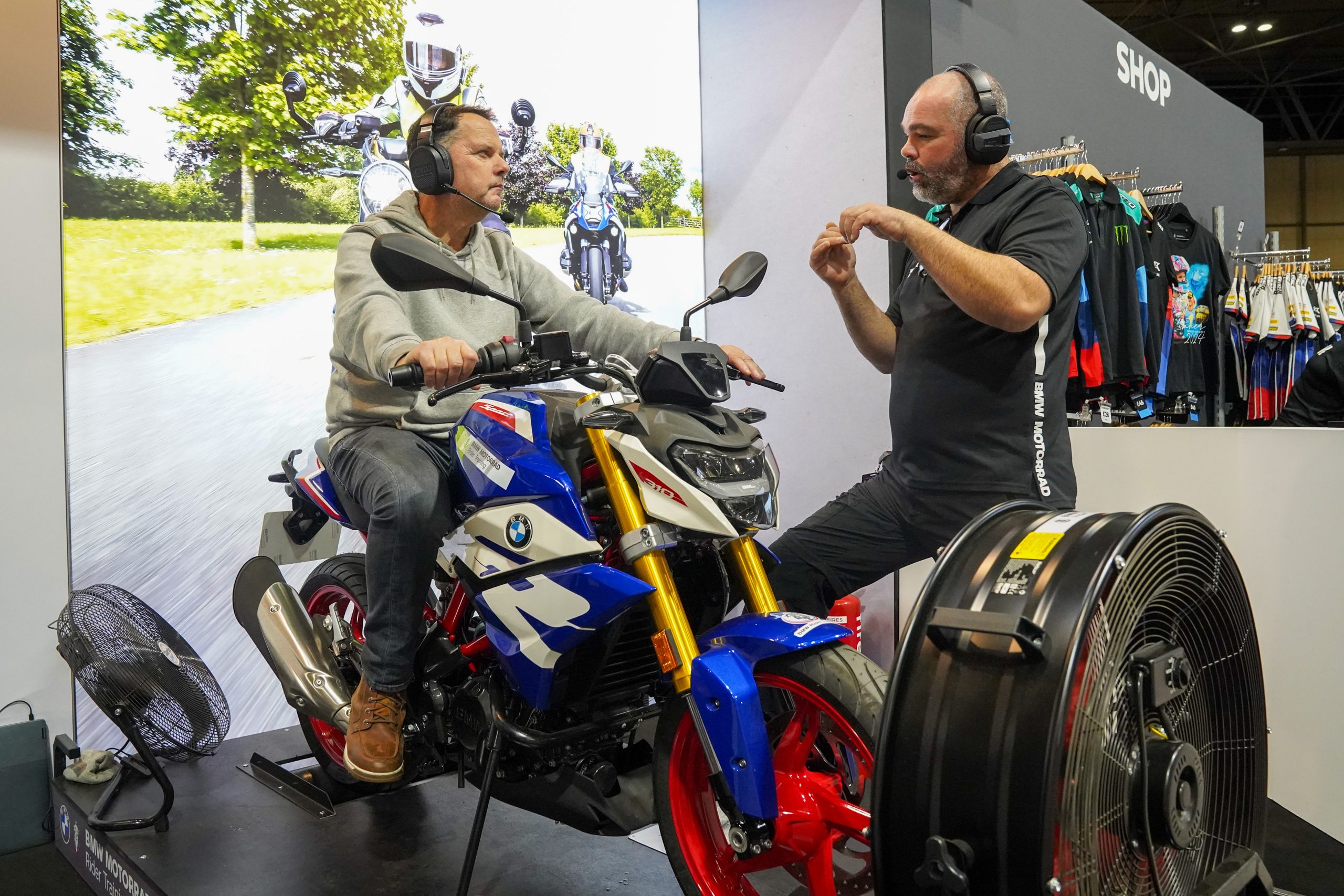 BMW Rider Training Rolling Road